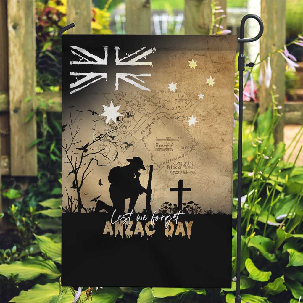 Australia ANZAC Day Garden Flag Battle Of Fromelles Lest We Forget
