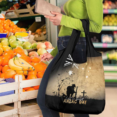 Australia ANZAC Day Grocery Bag Battle Of Fromelles Lest We Forget