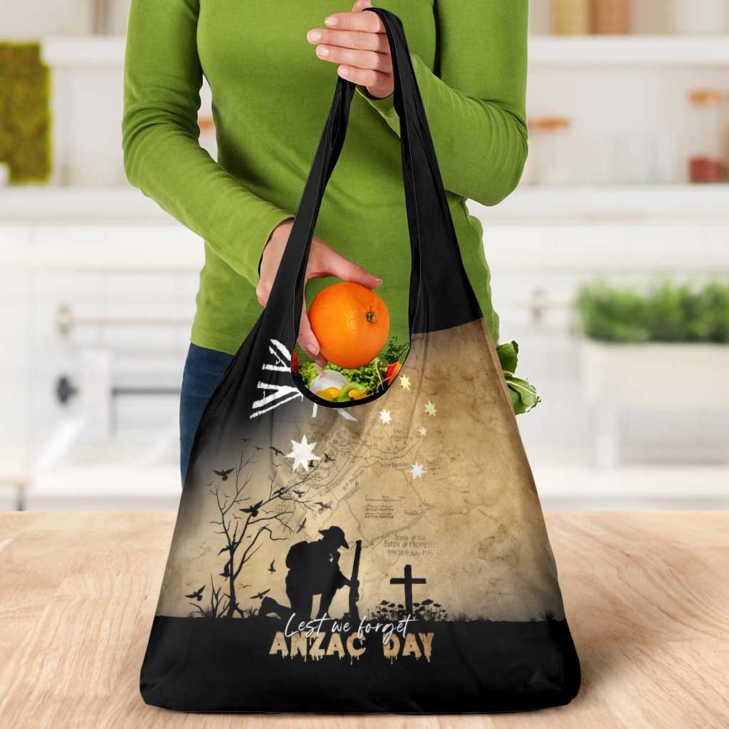 Australia ANZAC Day Grocery Bag Battle Of Fromelles Lest We Forget