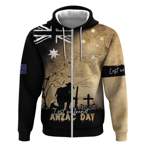 Australia ANZAC Day Hoodie Battle Of Fromelles Lest We Forget