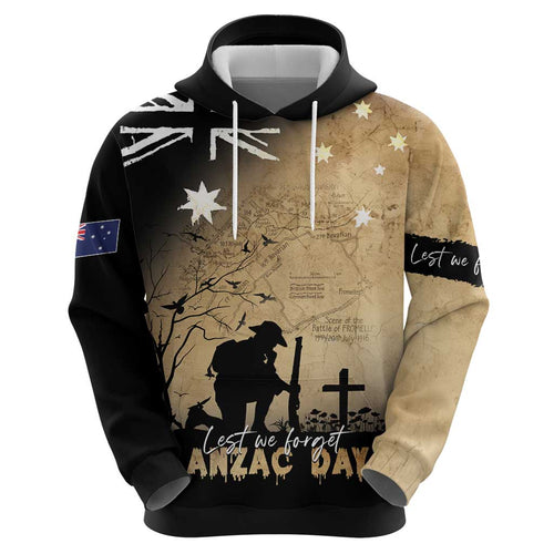 Australia ANZAC Day Hoodie Battle Of Fromelles Lest We Forget