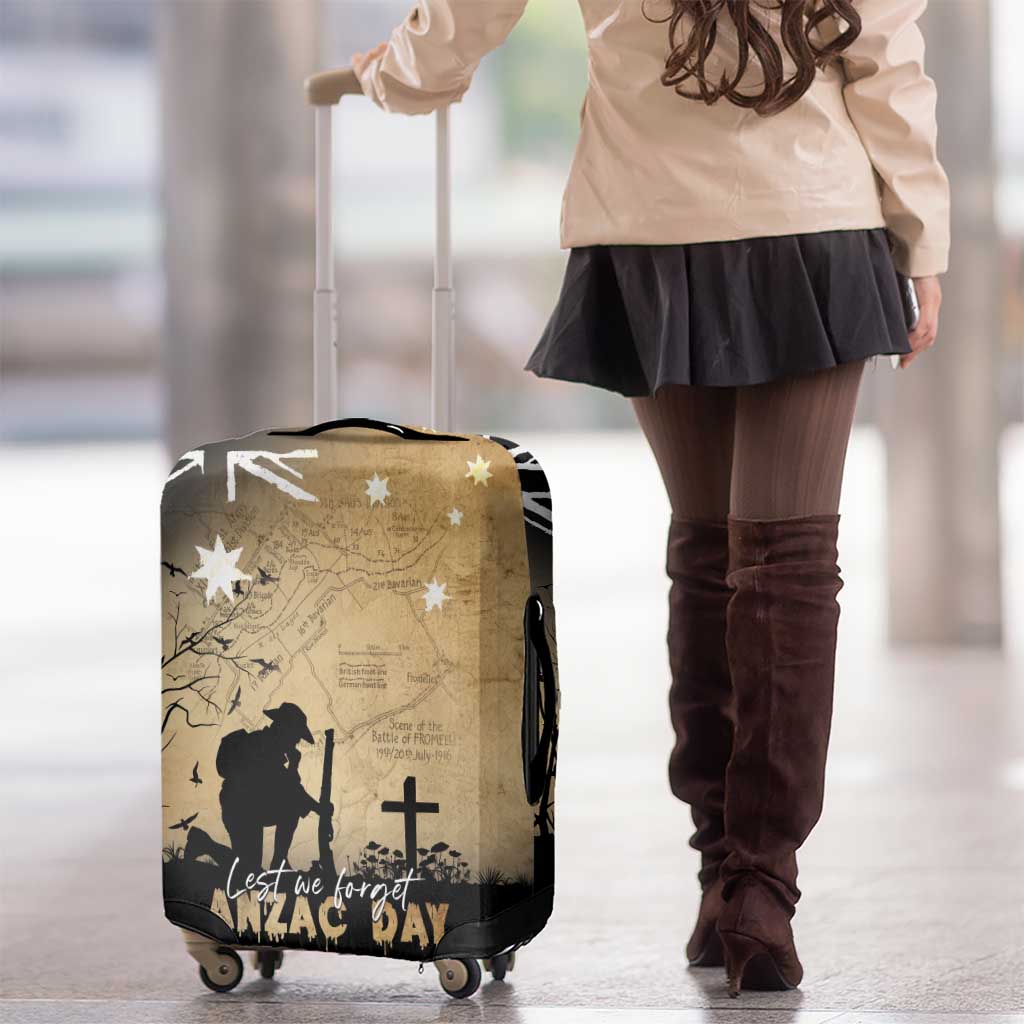 Australia ANZAC Day Luggage Cover Battle Of Fromelles Lest We Forget