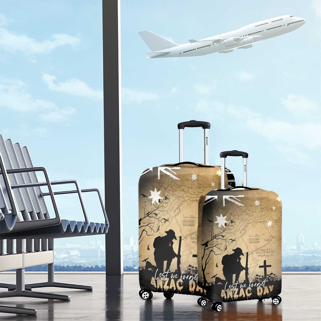 Australia ANZAC Day Luggage Cover Battle Of Fromelles Lest We Forget