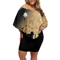 Australia ANZAC Day Off Shoulder Short Dress Battle Of Fromelles Lest We Forget
