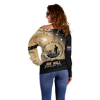 Australia ANZAC Day Off Shoulder Sweater Battle Of Fromelles Lest We Forget
