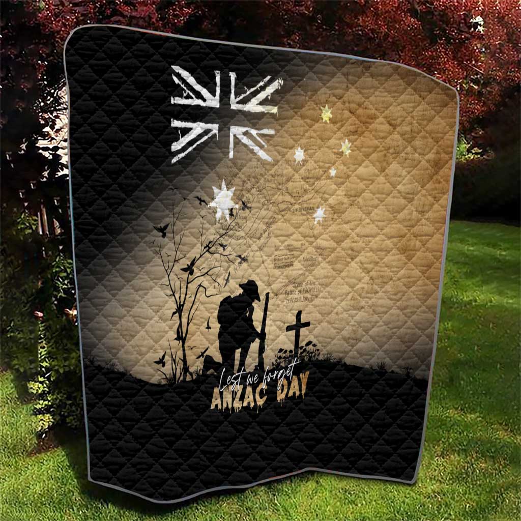 Australia ANZAC Day Quilt Battle Of Fromelles Lest We Forget