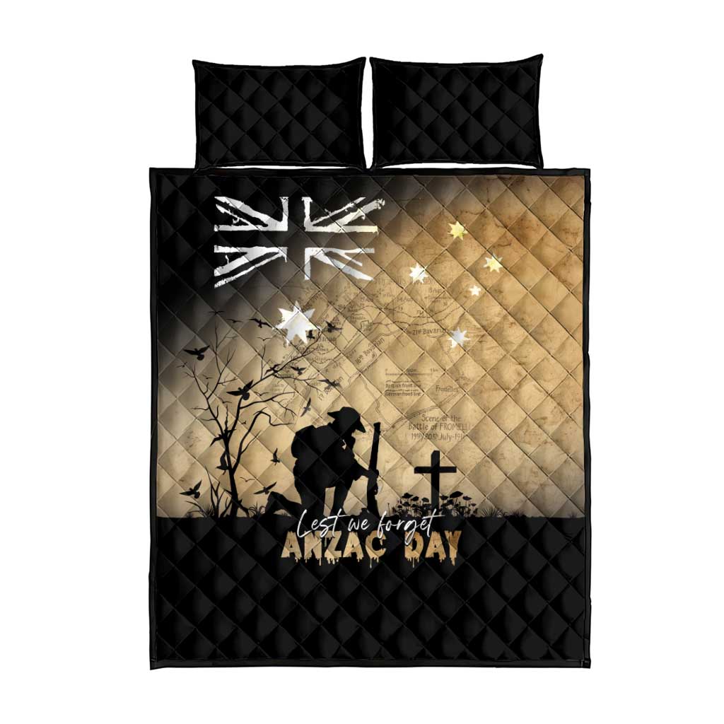 Australia ANZAC Day Quilt Bed Set Battle Of Fromelles Lest We Forget