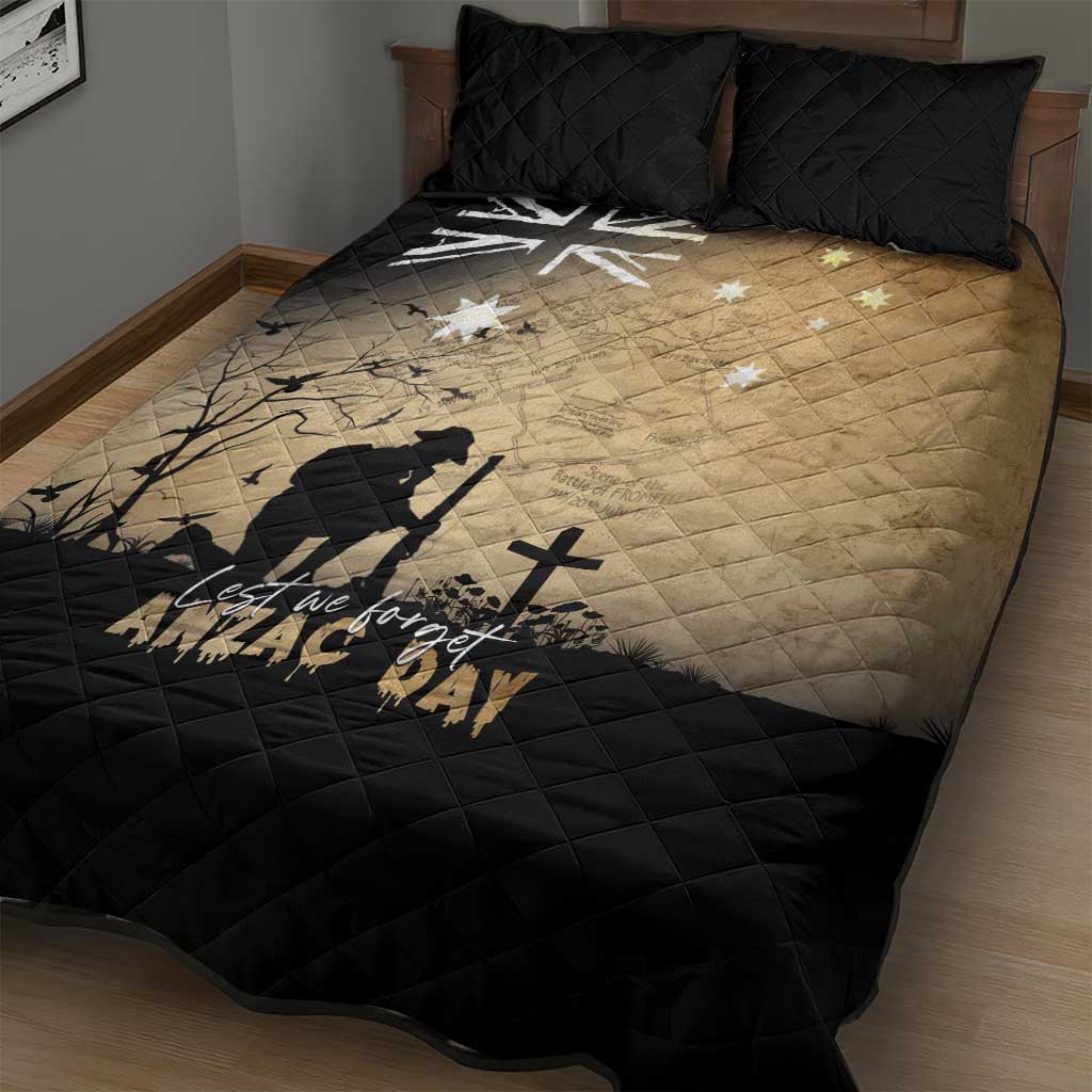 Australia ANZAC Day Quilt Bed Set Battle Of Fromelles Lest We Forget