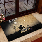Australia ANZAC Day Rubber Doormat Battle Of Fromelles Lest We Forget