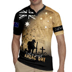 Australia ANZAC Day Rugby Jersey Battle Of Fromelles Lest We Forget