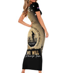 Australia ANZAC Day Short Sleeve Bodycon Dress Battle Of Fromelles Lest We Forget