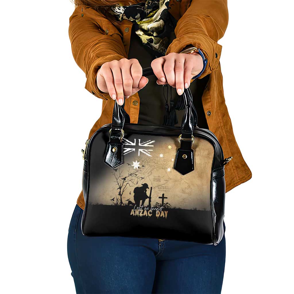 Australia ANZAC Day Shoulder Handbag Battle Of Fromelles Lest We Forget