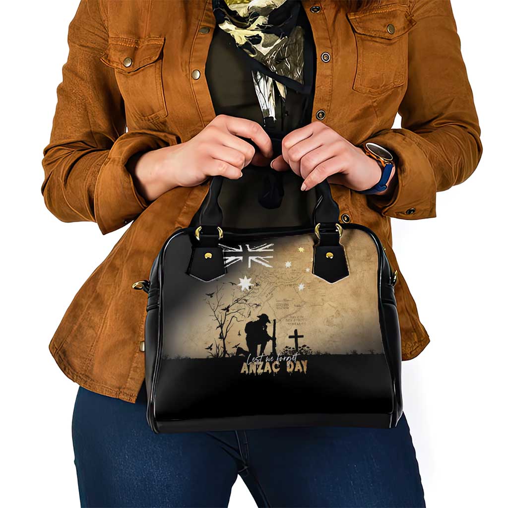 Australia ANZAC Day Shoulder Handbag Battle Of Fromelles Lest We Forget