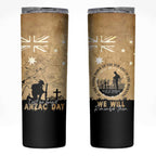 Australia ANZAC Day Skinny Tumbler Battle Of Fromelles Lest We Forget