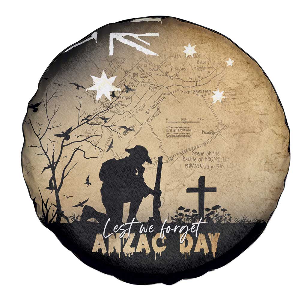 Australia ANZAC Day Spare Tire Cover Battle Of Fromelles Lest We Forget