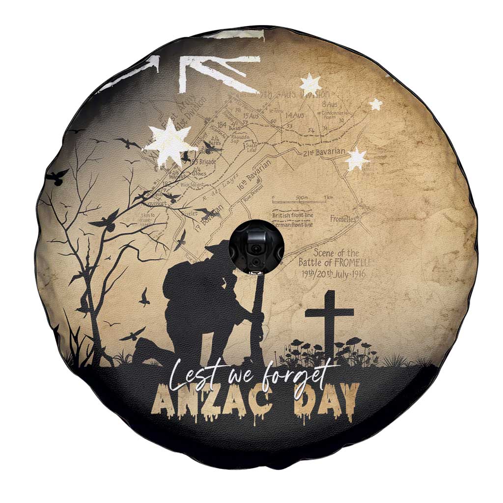 Australia ANZAC Day Spare Tire Cover Battle Of Fromelles Lest We Forget