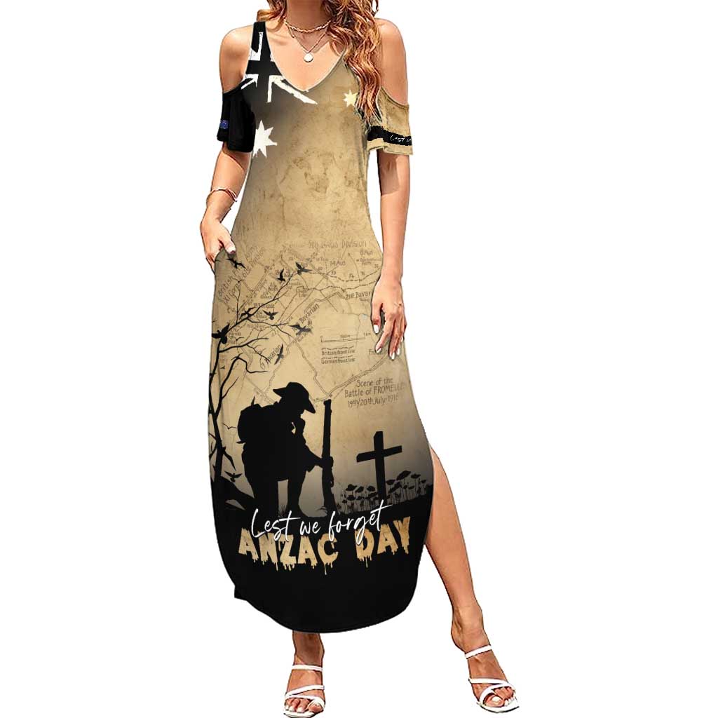 Australia ANZAC Day Summer Maxi Dress Battle Of Fromelles Lest We Forget