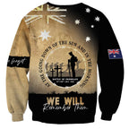Australia ANZAC Day Sweatshirt Battle Of Fromelles Lest We Forget