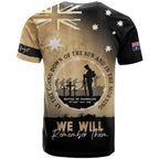 Australia ANZAC Day T Shirt Battle Of Fromelles Lest We Forget