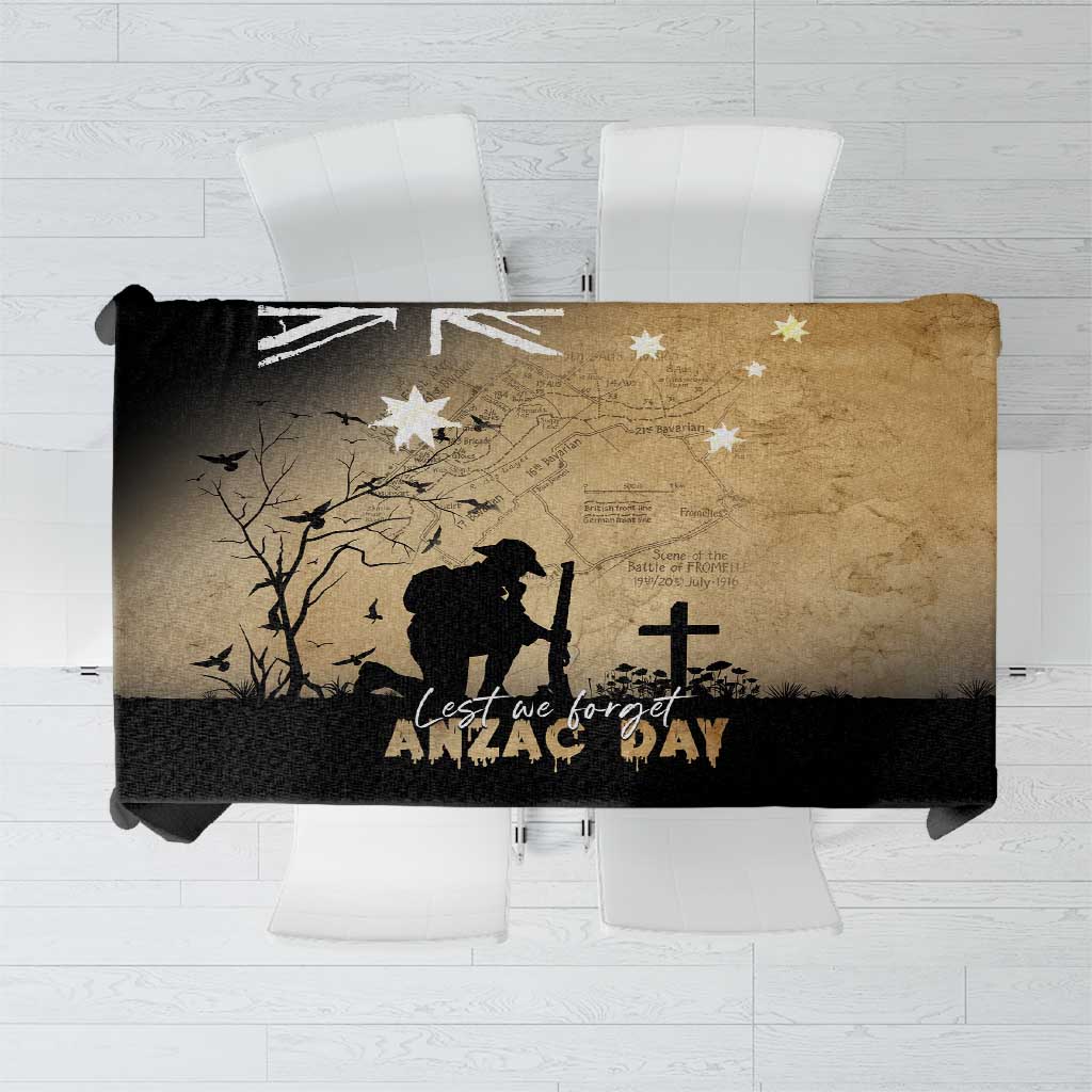 Australia ANZAC Day Tablecloth Battle Of Fromelles Lest We Forget