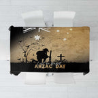 Australia ANZAC Day Tablecloth Battle Of Fromelles Lest We Forget