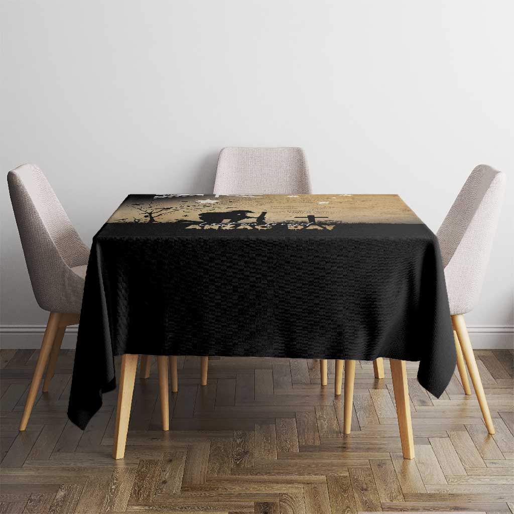 Australia ANZAC Day Tablecloth Battle Of Fromelles Lest We Forget