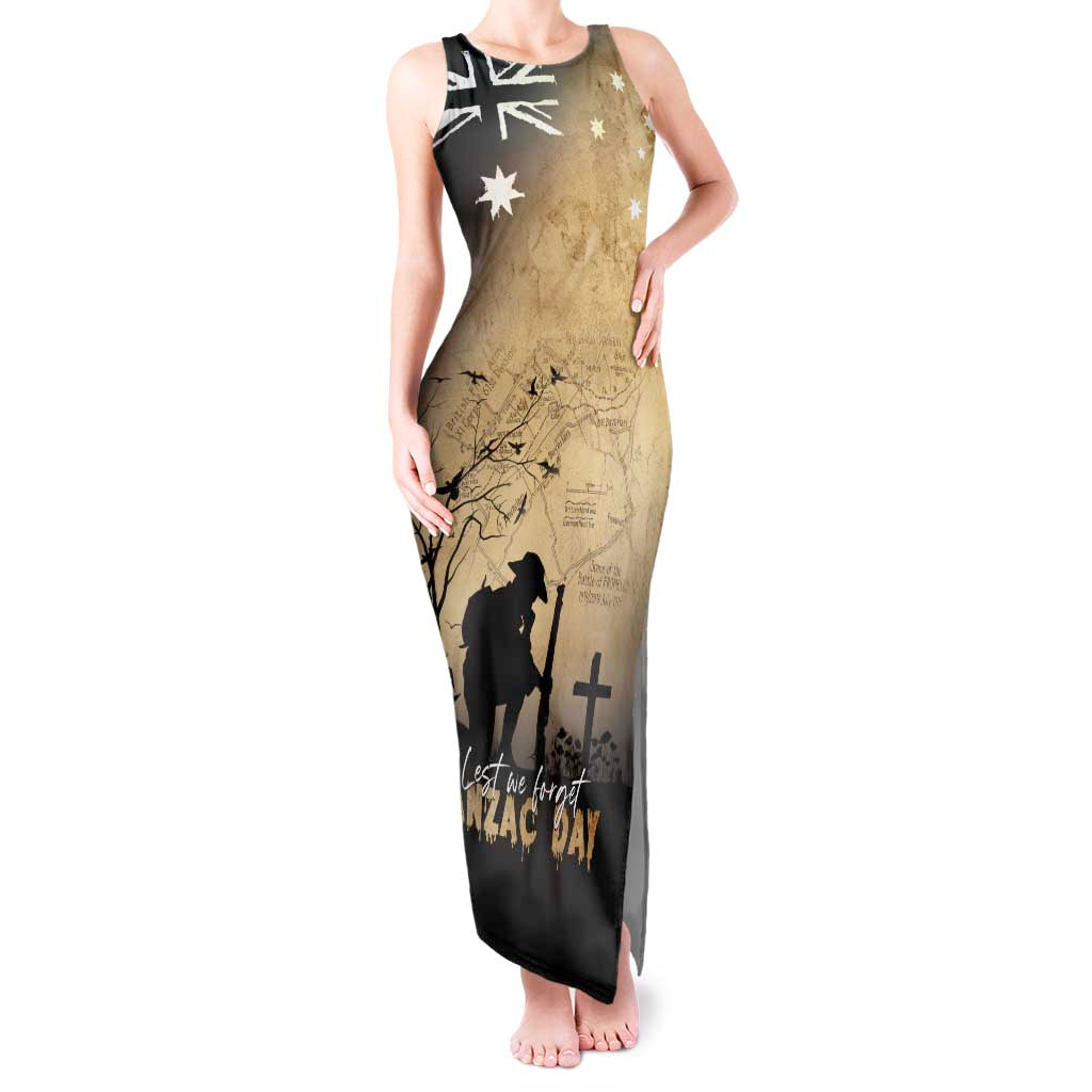 Australia ANZAC Day Tank Maxi Dress Battle Of Fromelles Lest We Forget