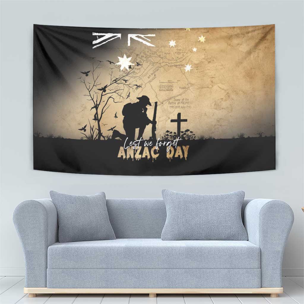 Australia ANZAC Day Tapestry Battle Of Fromelles Lest We Forget