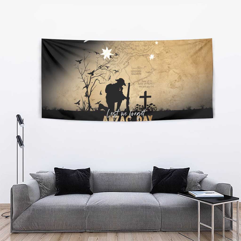 Australia ANZAC Day Tapestry Battle Of Fromelles Lest We Forget