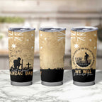 Australia ANZAC Day Tumbler Cup Battle Of Fromelles Lest We Forget