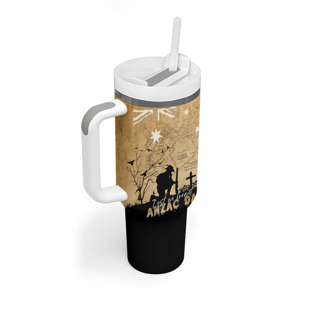 Australia ANZAC Day Tumbler With Handle Battle Of Fromelles Lest We Forget