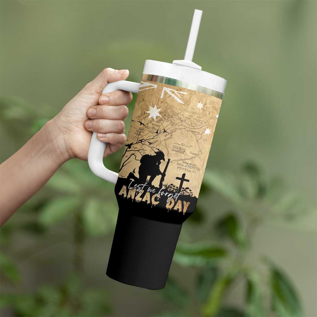 Australia ANZAC Day Tumbler With Handle Battle Of Fromelles Lest We Forget