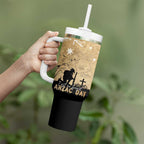 Australia ANZAC Day Tumbler With Handle Battle Of Fromelles Lest We Forget