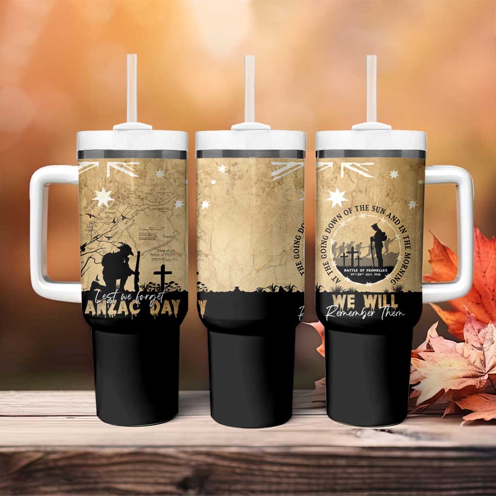 Australia ANZAC Day Tumbler With Handle Battle Of Fromelles Lest We Forget