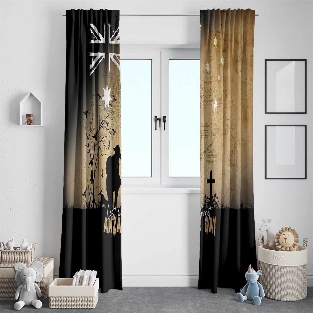 Australia ANZAC Day Window Curtain Battle Of Fromelles Lest We Forget