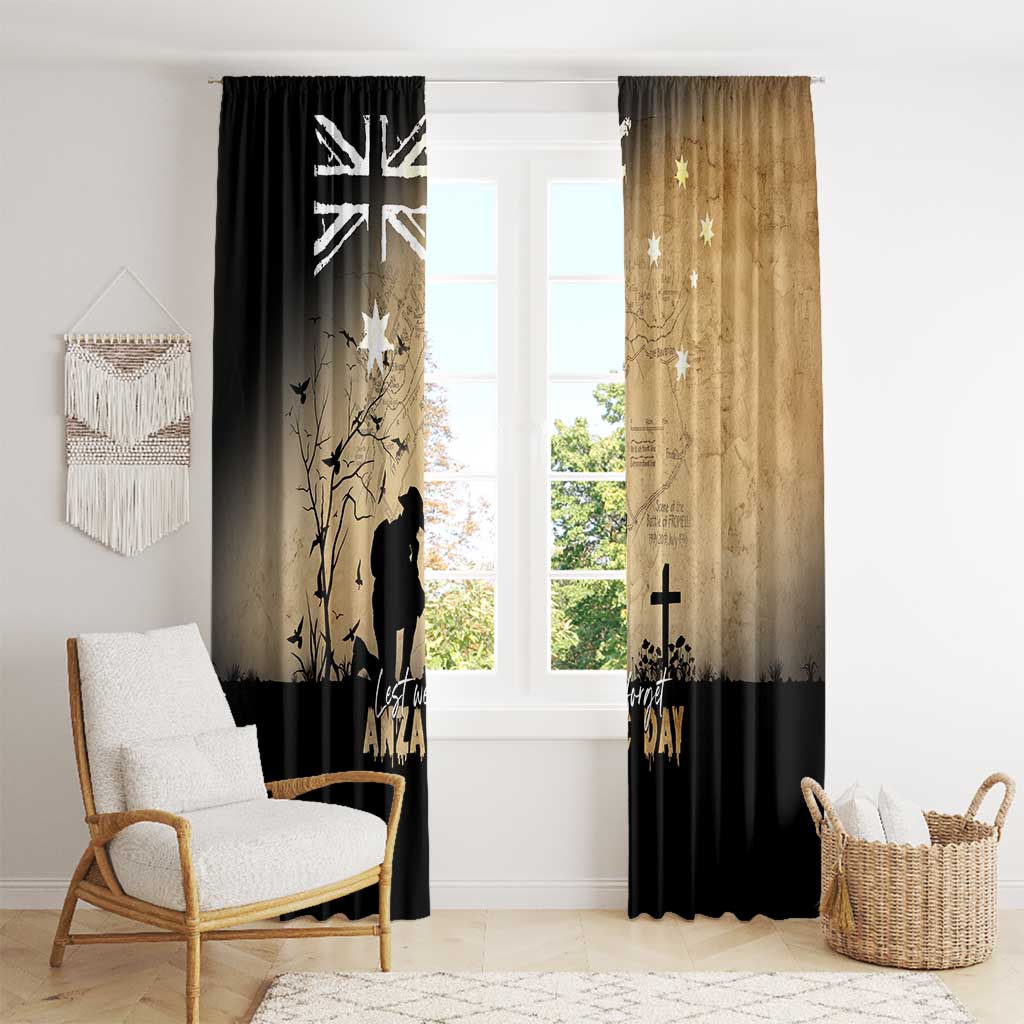 Australia ANZAC Day Window Curtain Battle Of Fromelles Lest We Forget