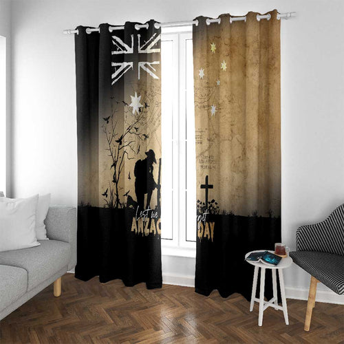 Australia ANZAC Day Window Curtain Battle Of Fromelles Lest We Forget