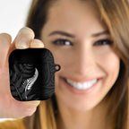 New Zealand Chur Bro AirPods Case Maori Koru With Silver Fern