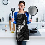 New Zealand Chur Bro Apron Maori Koru With Silver Fern