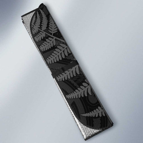 New Zealand Chur Bro Auto Sun Shade Maori Koru With Silver Fern