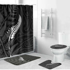 New Zealand Chur Bro Bathroom Set Maori Koru With Silver Fern