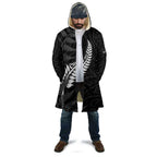 Personalised New Zealand Chur Bro Cloak Maori Koru With Silver Fern