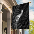 New Zealand Chur Bro Garden Flag Maori Koru With Silver Fern