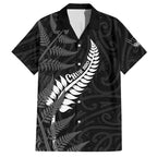 Personalised New Zealand Chur Bro Hawaiian Shirt Maori Koru With Silver Fern