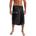 Personalised New Zealand Chur Bro Lavalava Maori Koru With Silver Fern