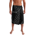Personalised New Zealand Chur Bro Lavalava Maori Koru With Silver Fern