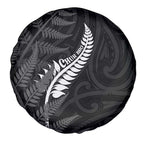 New Zealand Chur Bro Spare Tire Cover Maori Koru With Silver Fern