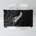 New Zealand Chur Bro Tablecloth Maori Koru With Silver Fern