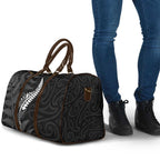 New Zealand Chur Bro Travel Bag Maori Koru With Silver Fern