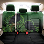 New Zealand Black Robin Back Car Seat Cover Karure Maori Koru Art Tattoo
